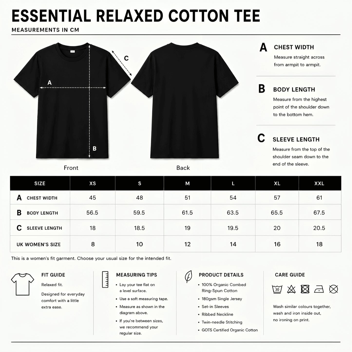 ESSENTIAL RELAXED COTTON TEE