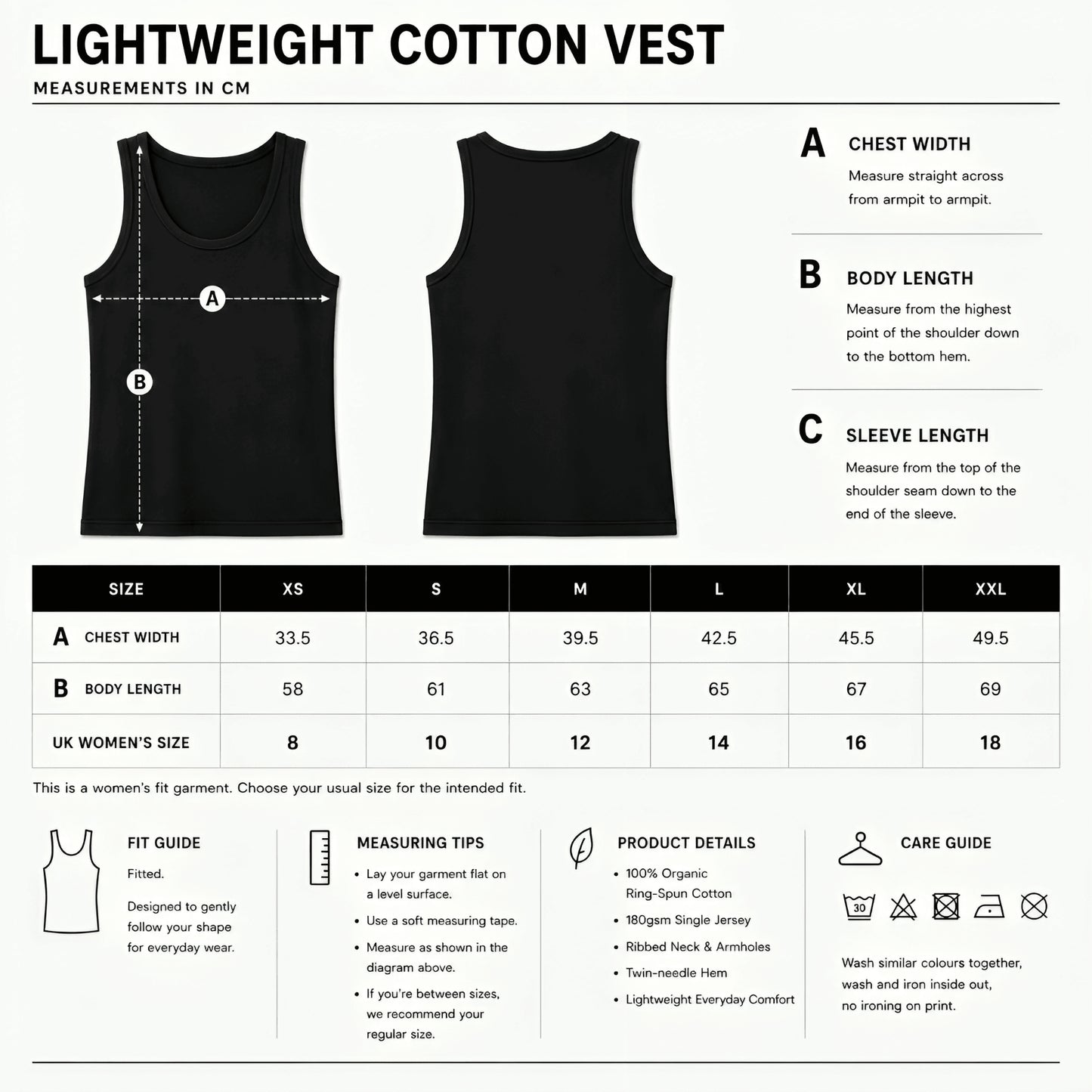 LIGHTWEIGHT COTTON VEST
