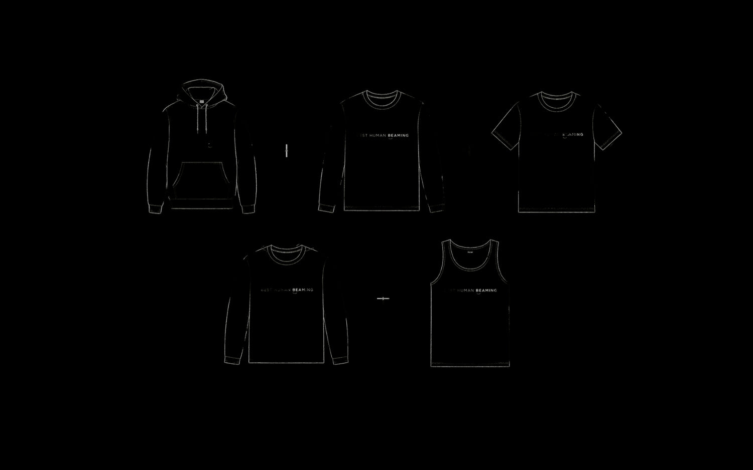 Premium black cotton basics for minimalist menswear 
